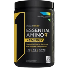 Аминокислота для спорта Rule 1 Essential Amino 9 345 g /30 servings/ Blue Razz Lemonade: Вкус Лимонад
