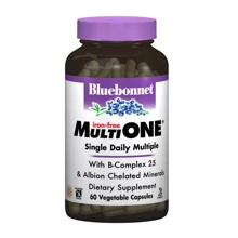 Bluebonnet Nutrition MultiONE Iron free 60 caps: Тип Мультивитамины