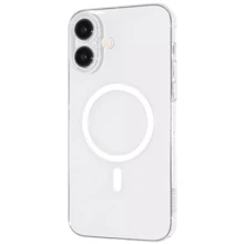 Чехол для iPhone Proove Crystal Case with Magnetic Ring for iPhone 16 Plus: Цвет прозрачный