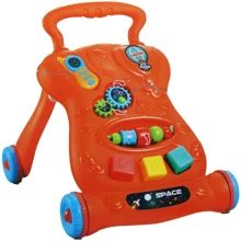 Каталка-ходунки Qichunying Toys Music Walker оранжевая (696-R35/R37): Цвет оранжевый