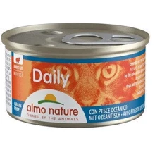 Almo Nature Adult Cat Daily Mousse з океанічної рибою 85 г: Тип Консерви