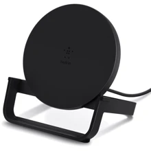 Зарядний пристрій Belkin Wireless Stand Charging 10W Black (WIB001VFBK): Кабель в комплекті вбудований