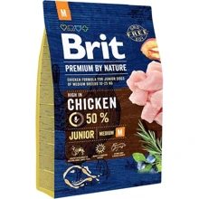 Сухой корм Brit Premium Dog Junior M для щенков средних пород 3 кг (8595602526321): Тип Сухой корм