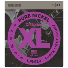 Струна для гитар Струны D`ADDARIO EPN120 XL PURE NICKEL SUPER LIGHT 09-41: Тип Комплект струн