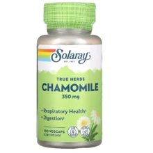 Solaray Chamomile Ромашка 350 мг 100 вегетарианских капсул: Форма выпуска Капсулы