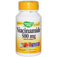 Nature's Way Niacinamide 500 mg 100 Caps Витамин В3: Тип Витамин B