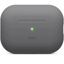 Чехол для наушников Elago Silicone Basic Case Dark Gray (EAPP2SC-BA-DGY) for Apple AirPods Pro 2: undefined undefined