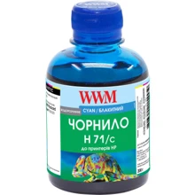 Чорнило WWM HP №711 200г Cyan (H71/C): Колір Cyan