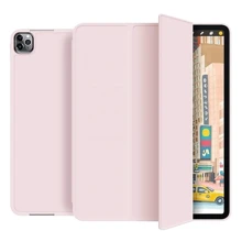 Аксесуар для iPad BeCover Smart Case з Apple Pencil mount Pink (707532) для iPad Pro 12.9" 2020: Колір розовый
