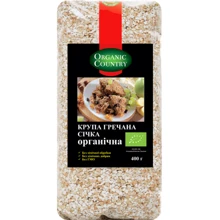 Крупа гречневая сечка органическая, Organic Country, 400 г (WT3166): Вес нетто 400 г