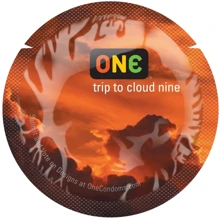 Презерватив ONE Color Sensations - ONE trip tot cloud nine (Orange) 1 шт: Тип Класичні