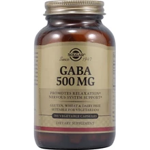 Solgar GABA 500 mg 100 Veg caps Гамма-аминомасляная кислота: Тип Комплексные