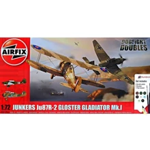 Подарунковий набір Airfix з літаками Junkers Ju87B-2 та Gloster Gladiator MK.1 AIR50179: Виробник Airfix