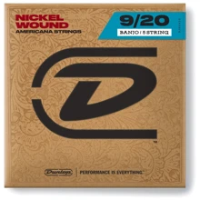 Струна для гитар Струны для банджо DUNLOP DJN0920 NICKEL WOUND TENOR BANJO STRINGS 09-20 5 STRING: Тип Комплект струн