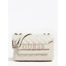 Жіноча сумка через плече Guess Illy Convertibe Crossbody Flap світло-сіра (HWVG7970210-GRY): Стать жіночий