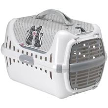 Переноска для котов Moderna Trendy Runner Cats In Love c пластиковой дверцей, 49х32х30см: Производитель Moderna