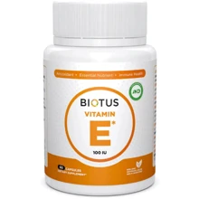 Biotus Vitamin Е 100 МЕ Витамин Е 60 капсул: Тип Витамин E