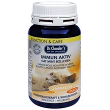 Витаминно-минеральный комплекс для кошек Dr.Clauder's Immun Acitve Cat Mint Rolls с кошачьей мятой для укрепления иммунитета 100 г (21204001): Вид Таблетки