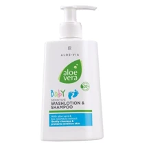 LR ALOE VIA Aloe Vera Baby Шампунь-гель для купания 250 ml: Назначение Очищение