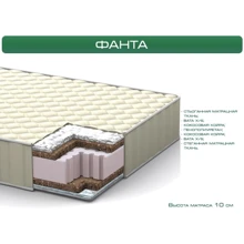 Матрас Italflex Fanta (10см) 200х90: Тип матраса беспружинный