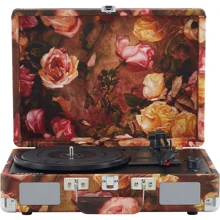 Виниловый проигрыватель Crosley Cruiser Deluxe (Floral): Привод ременной