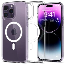 Чехол для iPhone Spigen Ultra Hybrid MagFit White (ACS06576) for iPhone 15 Pro Max: Цвет белый