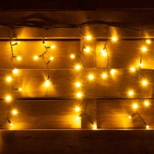 Електрогірлянди-штора LED вулична Yes! Fun, 150 ламп, IP 65, тепло-біла, чорний дріт: Тип Штора