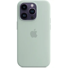 Чохол для iPhone Apple for iPhone 14 Pro Silicone Case with MagSafe Succulent (MPTL3) : Колір зеленый