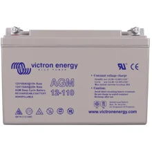 Аккумулятор AGM Victron Energy 110Ah: Ёмкость, Ач 110