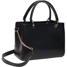 Жіноча сумка каркасна Ricco Grande чорна (1L797-black): Стать жіночий