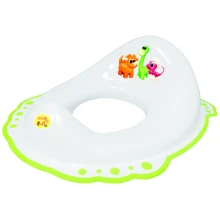 Сиденье на унитаз Maltex Baby Дино c нескользящими резинками Белое (3910436): Цвет белый