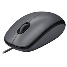 Мышь Logitech M100 Black (910-006652): Интерфейс подключения проводная USB