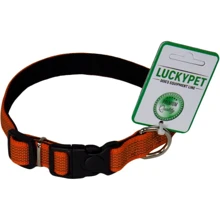Нашийник Lucky Pet із прогумованої стрічки 2x35-45 см оранжевий (4820224215648): Виробник Lucky Pet