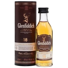 Виски Glenfiddich 18 years 40% 0.05 л (DDSAT4P051): Объем, л 0.05