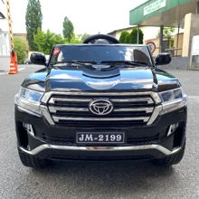 Електромобіль Kidsauto Toyota Land Cruiser style чорний лак: Вид автомобіль