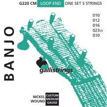 Струна для гитар Струны для банджо Gallistrings G220 CM: Тип Комплект струн