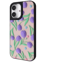 Чохол для iPhone WAVE Doodle Case Flowers для iPhone 16: Колір малюнок