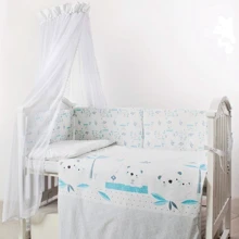 Постельный комплект 6 эл. Twins Eco Line New 4091-E-024, Koala mint, мятный: Тип постельный комплект