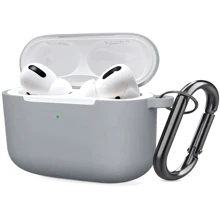 Чехол для наушников TPU Case with Belt Light Grey for Apple AirPods Pro: undefined undefined