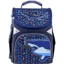 Рюкзак GoPack Education каркасний 5001-9 Shark GO21-5001S-9: Возрастная группа от 6 до 10 лет
