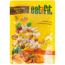 Упаковка смесь Eat4Fit Энергия Микс орехово-фруктовая 2х150 г (4820212130113): Вес нетто 300 г