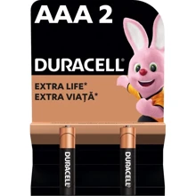 Лужні батарейки Duracell AAA MN2400 LR03 2 шт (5000394058170 / 81484984): undefined undefined