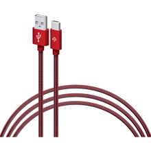 Кабель Intaleo USB Cable USB-C 1m Red (CBGPLT1): Тип USB Cable - USB-C