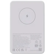 Внешний аккумулятор Xiaomi Power Bank 5000mAh Magnetic 7.5W White (BHR9303GL): Количество USB 1