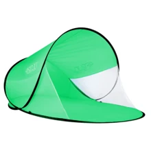 Палатка 4FIZJO Pop Up пляжная 120 x 190 см бело-зеленая (4FJ0224): Назначение пляжные