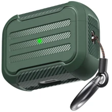 Чехол для наушников AhaStyle Rugged Protective with strap Midnight Green (X003KE4A7N) for AirPods Pro 2: undefined undefined