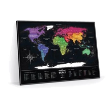 Скретч карта світу 1DEA.me Travel Map Black World (BWF): Виробник 1DEA.me