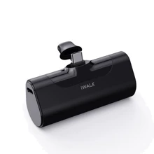 Внешний аккумулятор iWALK Power Bank Link Me 4 4500mAh USB-C Black (DBL4500L): Количество USB нет