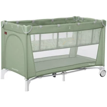 Манеж-кровать Carrello Piccolo+ с двумя уровнями дна жесткое дно (CRL-11501/2 Mint Green): Тип кроватка-манеж