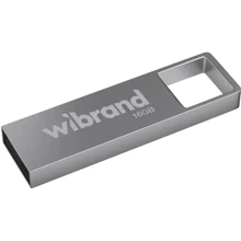 USB-флешка Wibrand 16Gb Shark USB 2.0 Silver (WI2.0/SH16U4S): Стандарт USB USB 2.0